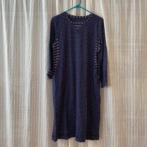 Gudrun Sjoden Striped M Midi Dress Organic Cotton